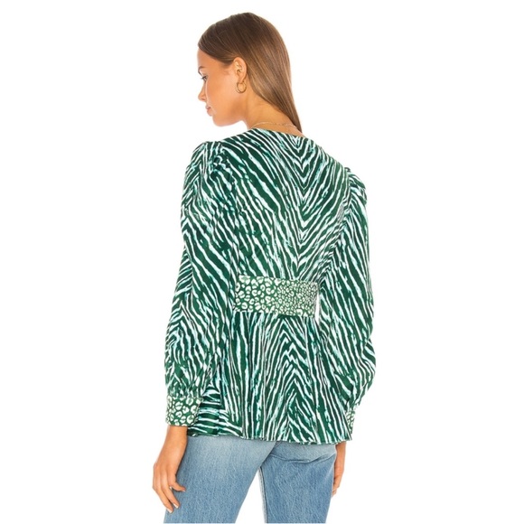 Rococo Sand Irene Blouse in Green - Picture 7 of 13